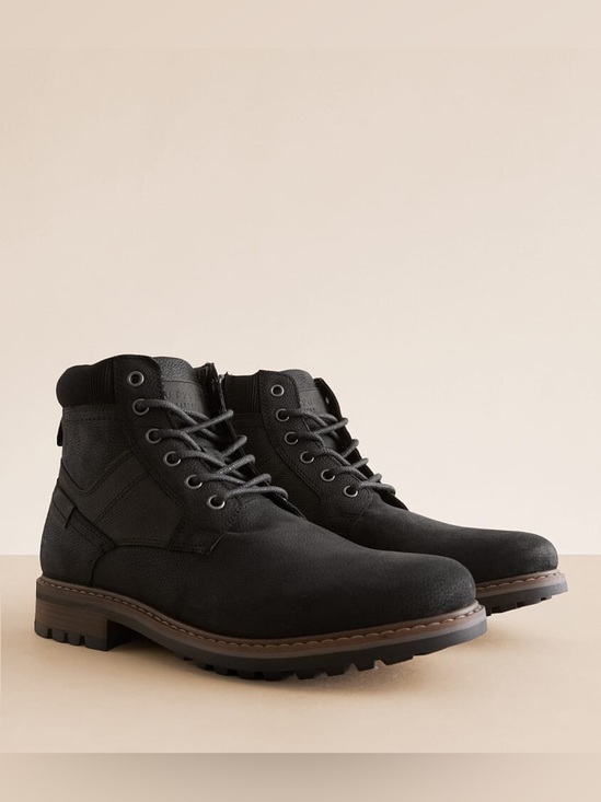 New Outpost Makers Jack Leather Boot Buckle Black Hiking Mens Sz 13 main image 9